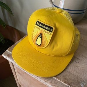 Mustard trucker hat